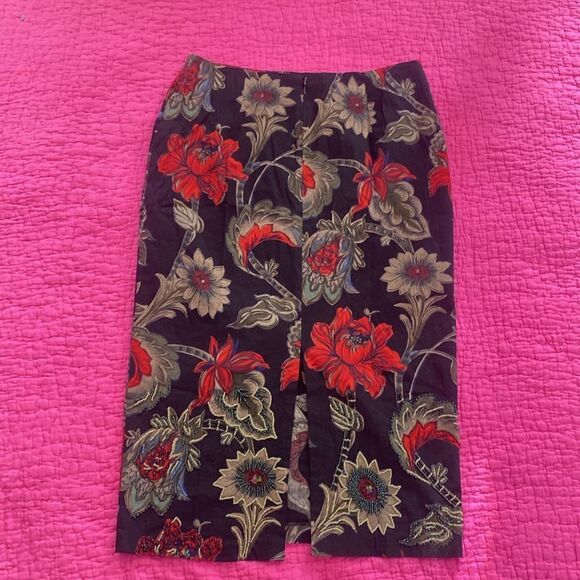 Dolce Apparel beaded/embellished midi length skirt, L - Picture 6 of 8